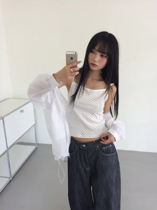 LP Balloon Wide Denim Pants