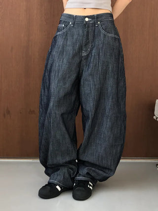 LP Balloon Wide Denim Pants