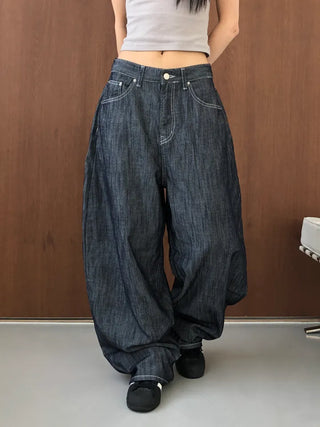 LP Balloon Wide Denim Pants