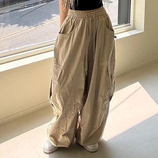 Soyo Keyring Elastic Waist Wide Pants