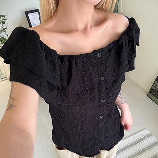Bano Delicate Fit Frill Off-Shoulder