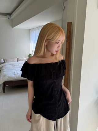 Bano Delicate Fit Frill Off-Shoulder
