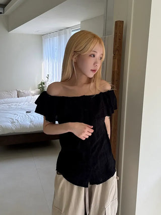 Bano Delicate Fit Frill Off-Shoulder