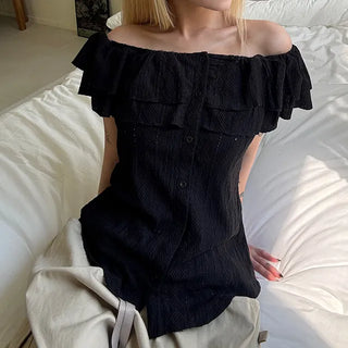 Bano Delicate Fit Frill Off-Shoulder