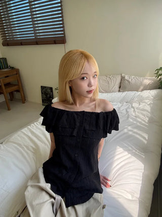Bano Delicate Fit Frill Off-Shoulder