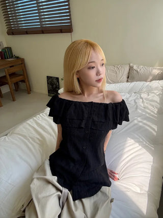 Bano Delicate Fit Frill Off-Shoulder