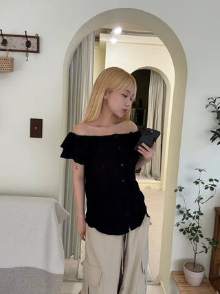 Bano Delicate Fit Frill Off-Shoulder