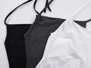 Onew Shirred Halter Neck Sleeveless