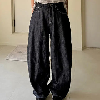 Ravi Non-Faded Raw Denim Pants