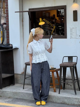 Ravi Non-Faded Raw Denim Pants