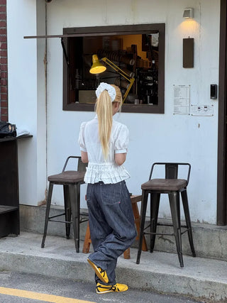 Ravi Non-Faded Raw Denim Pants