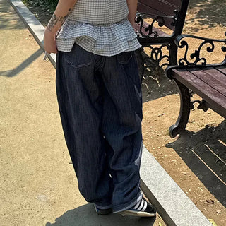 Ravi Non-Faded Raw Denim Pants