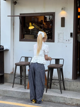 Ravi Non-Faded Raw Denim Pants