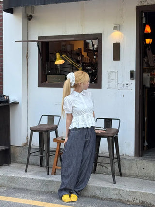 Ravi Non-Faded Raw Denim Pants