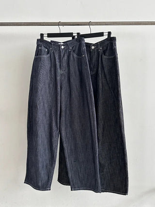 Ravi Non-Faded Raw Denim Pants