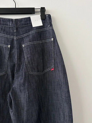 Ravi Non-Faded Raw Denim Pants