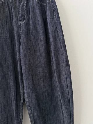 Ravi Non-Faded Raw Denim Pants