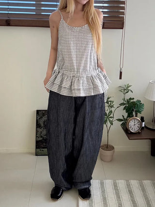 Ravi Non-Faded Raw Denim Pants