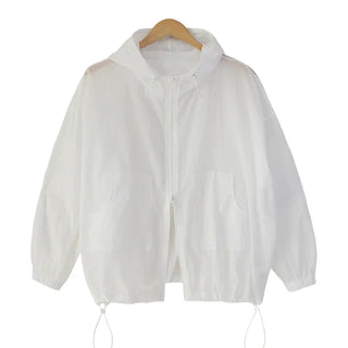 Yandu Avant-fit See-through Zip-up Hoodie