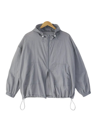 Yandu Avant-fit See-through Zip-up Hoodie