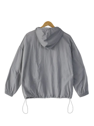 Yandu Avant-fit See-through Zip-up Hoodie