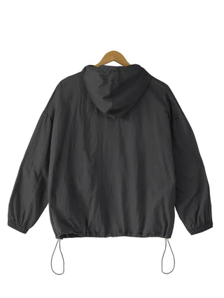 Yandu Avant-fit See-through Zip-up Hoodie