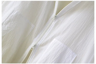 Yandu Avant-fit See-through Zip-up Hoodie