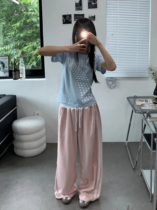 Lee Mong Star Semi-Crop Short Sleeve Tee