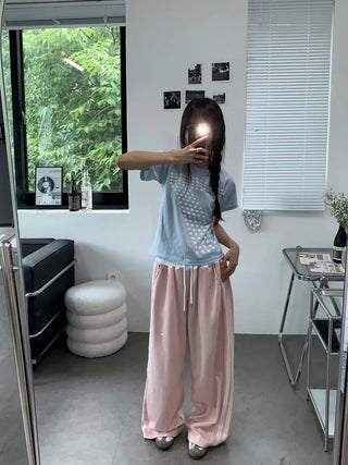 Lee Mong Star Semi-Crop Short Sleeve Tee