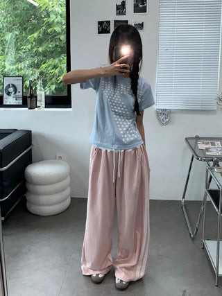 Lee Mong Star Semi-Crop Short Sleeve Tee