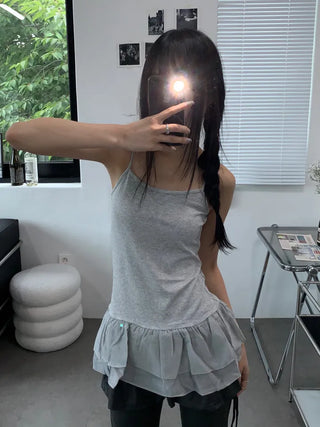 Bron Hem Lace Layered Dress