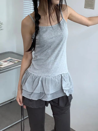 Bron Hem Lace Layered Dress