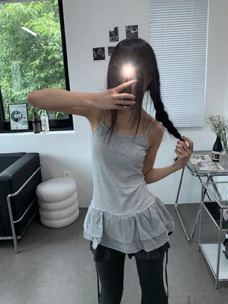 Bron Hem Lace Layered Dress