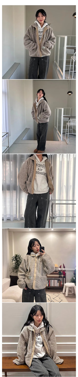 Groming Reversible Boucle Padded Jumper