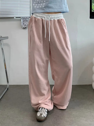 By Two-Line Lace Training Pants