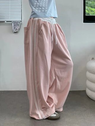 By Two-Line Lace Training Pants