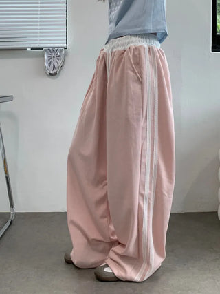 By Two-Line Lace Training Pants