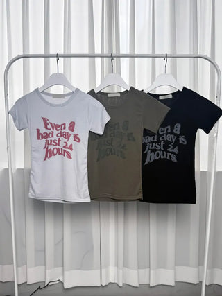 Neville Slim English Print Short Sleeve