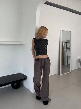 Nire Pocket Point Elastic String Pants
