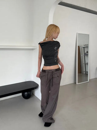Nire Pocket Point Elastic String Pants