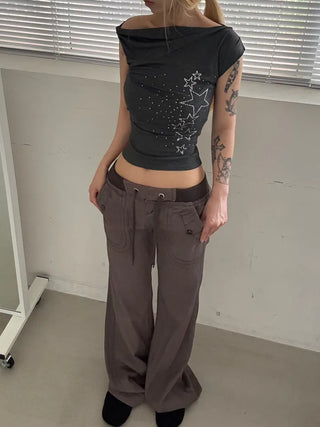Nire Pocket Point Elastic String Pants