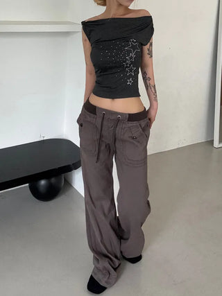 Nire Pocket Point Elastic String Pants