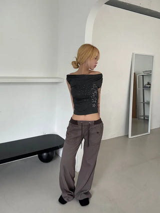 Nire Pocket Point Elastic String Pants