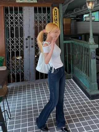 Rimu Side Shirred One-Off Shoulder