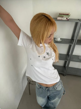 Are Hip Mood Basic Semi Crop Top