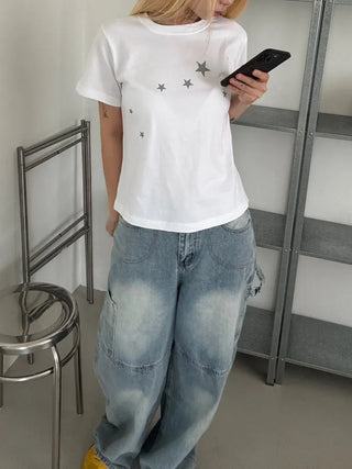 Are Hip Mood Basic Semi Crop Top
