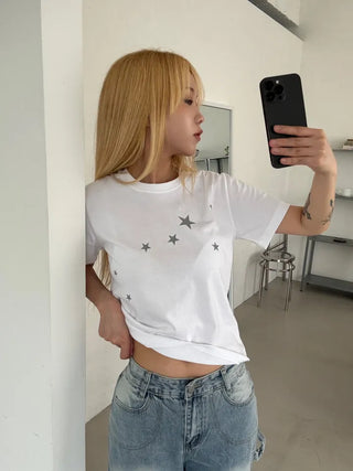 Are Hip Mood Basic Semi Crop Top