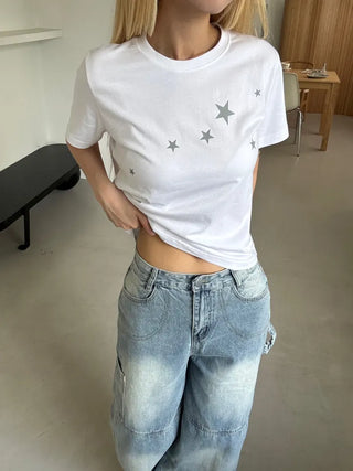 Are Hip Mood Basic Semi Crop Top