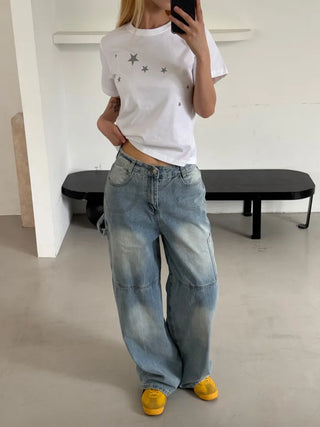 Are Hip Mood Basic Semi Crop Top