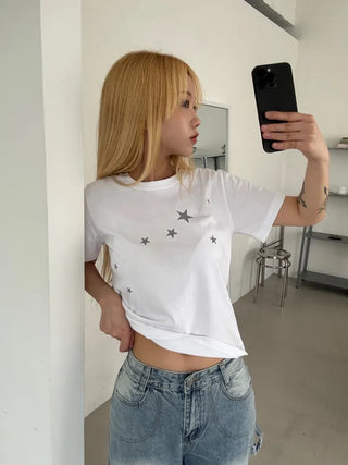 Are Hip Mood Basic Semi Crop Top